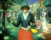 Kazimir Malevich flower girl oil painting